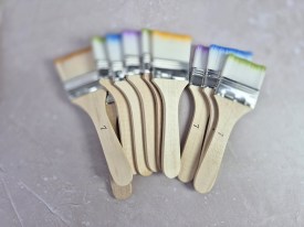 Pack 10 pinceles o pinceletas punta color Nro7